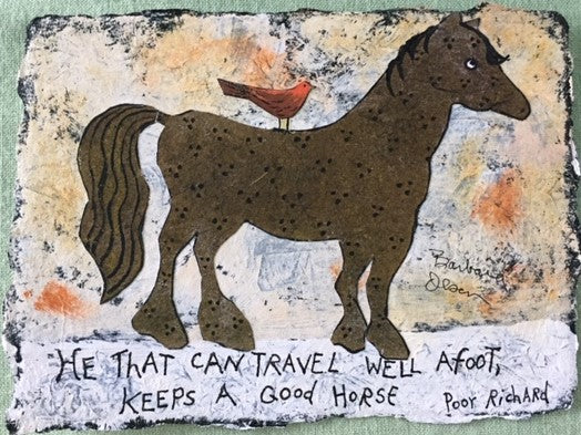 Good Horse Collage - Barbara Olsen