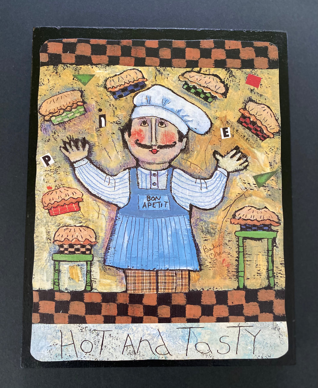 Hot and Tasty - Print on Wood 9