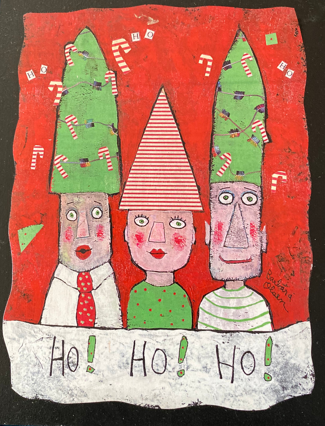Ho Ho Ho - Print on Wood 9