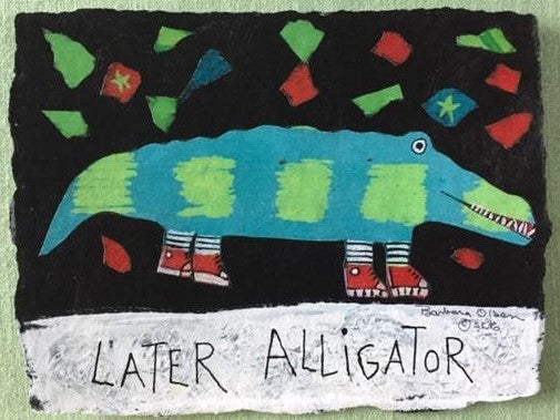 Later Alligator Collage - Barbara Olsen
