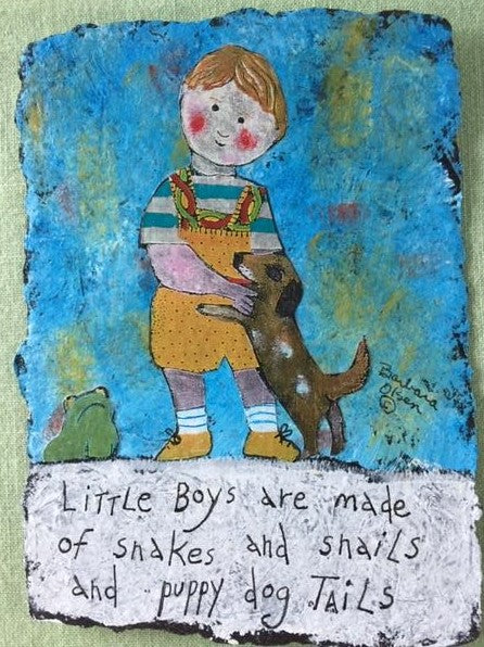 Little Boys Collage - Barbara Olsen