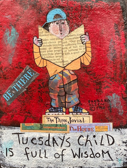 Tuesday Boy - Unframed Print - Barbara Olsen