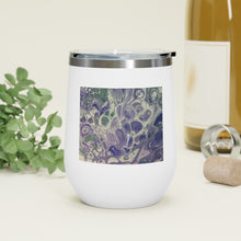 Load image into Gallery viewer, Purple Bubbles - 12oz Insulated Wine Tumbler - Debby Olsen
