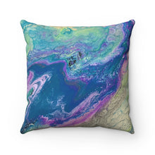 Load image into Gallery viewer, The Junction - Spun Polyester Square Pillow - Debby Olsen
