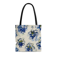 Load image into Gallery viewer, Blue Flower Medium - AOP Tote Bag - Debby Olsen
