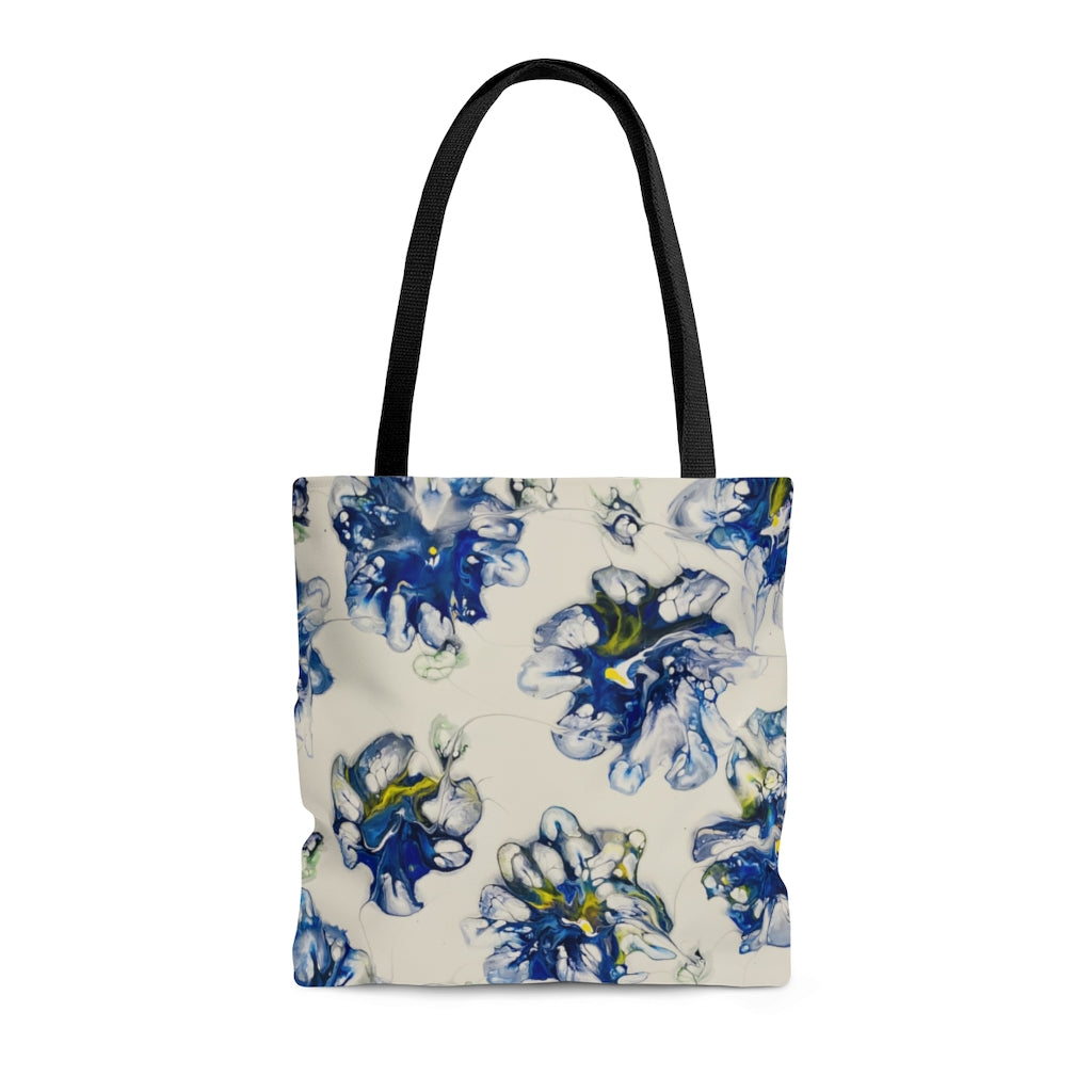 Blue Flower Medium - AOP Tote Bag - Debby Olsen