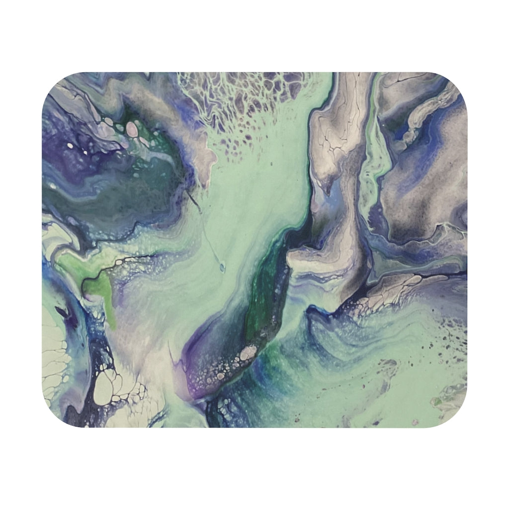 Green Mix Abstract - Mouse Pad (Rectangle)