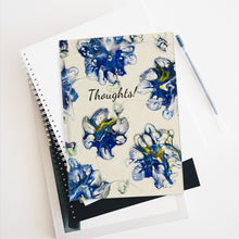 Load image into Gallery viewer, Blue Flower Thoughts - Journal - Ruled Line

