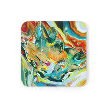 Load image into Gallery viewer, Orange Mix - Cork Back Coaster - Debby Olsen
